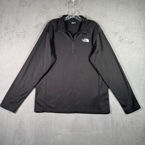 The North Face Shirt Mens L Black 1/4 Zip Performance‎ Activewear Tech Hiking